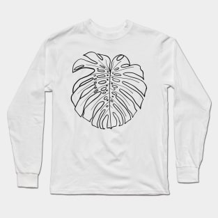 Monstera deliciosa Long Sleeve T-Shirt